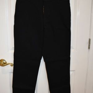 Dockers men black cotton pants slim fit